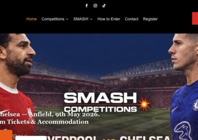 Web Design Case Study: Smash Competitions by Nua Web Design
